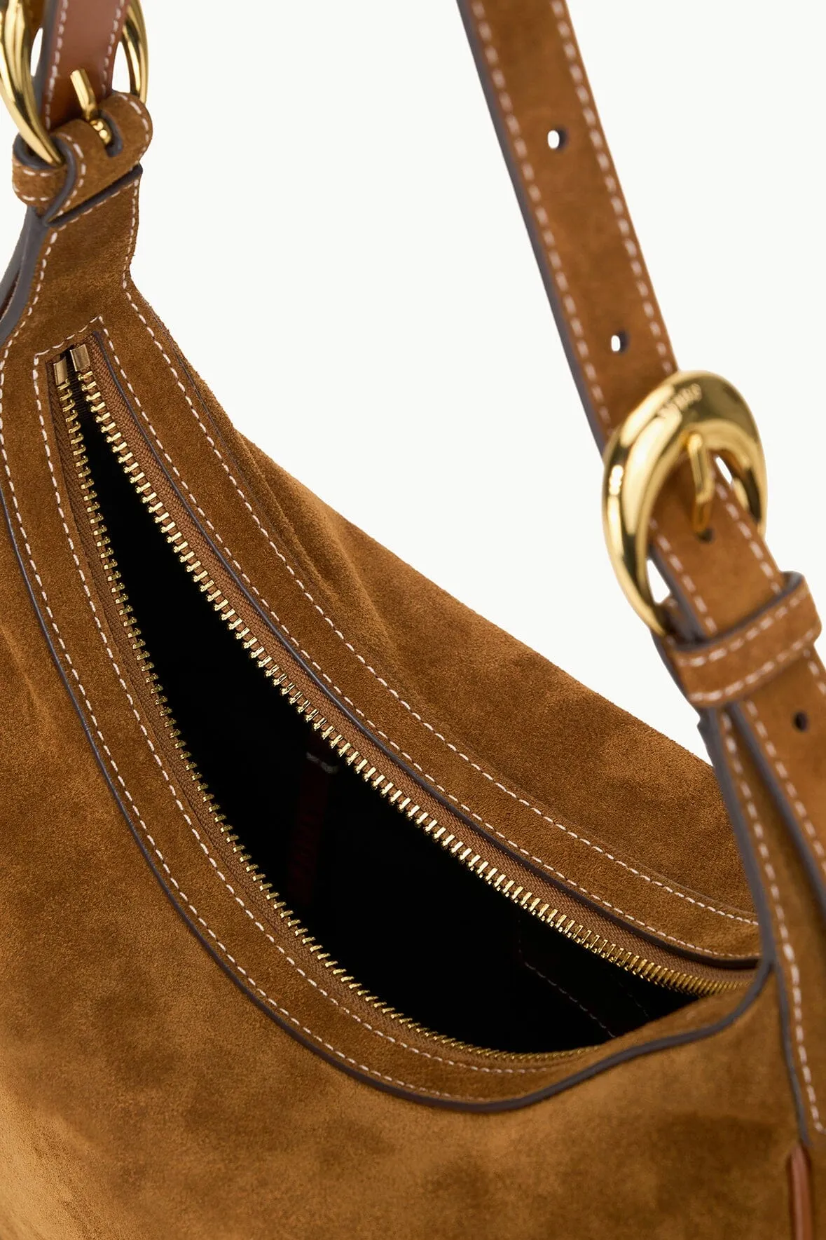 PINE HOBO | TAN SUEDE