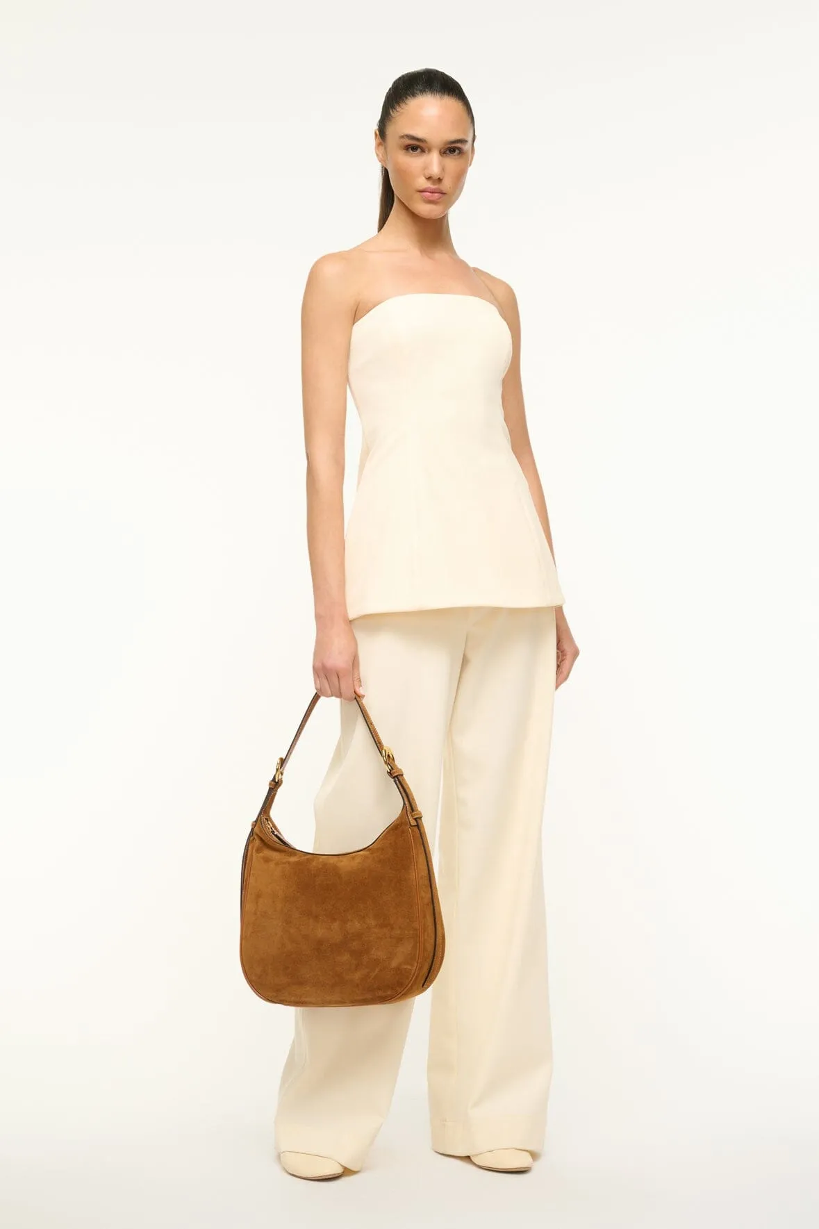 PINE HOBO | TAN SUEDE