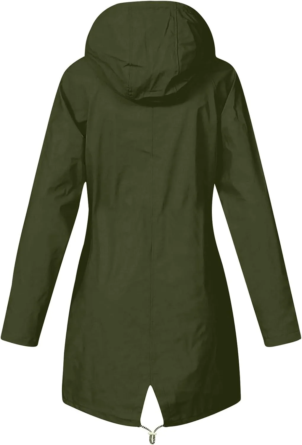 Plus Size Rain Coats for Women Waterproof Rain Jackets Full Zip Windbreaker with Hood Lightweight Jackets for Hiking