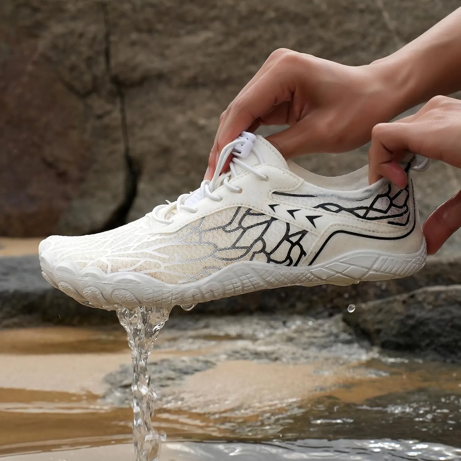 Pro Hike Barefoot Shoes for Women Footwear Barefoot Shoes with Wide Toe Box, Healthy & Non-Slip Breathable Beach Shoes Men Surf Hiking Walking Shoes Unisex