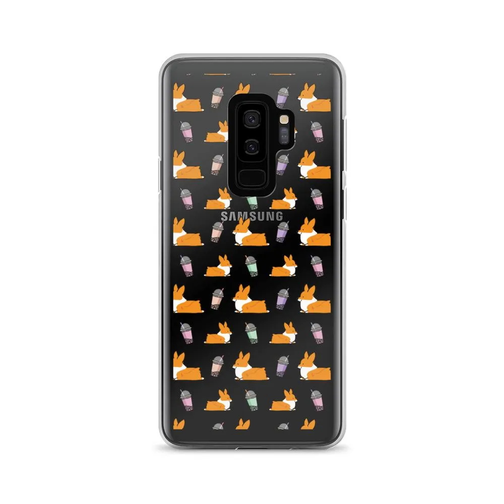 "Bubble Tea Corgis" Samsung Phone Case