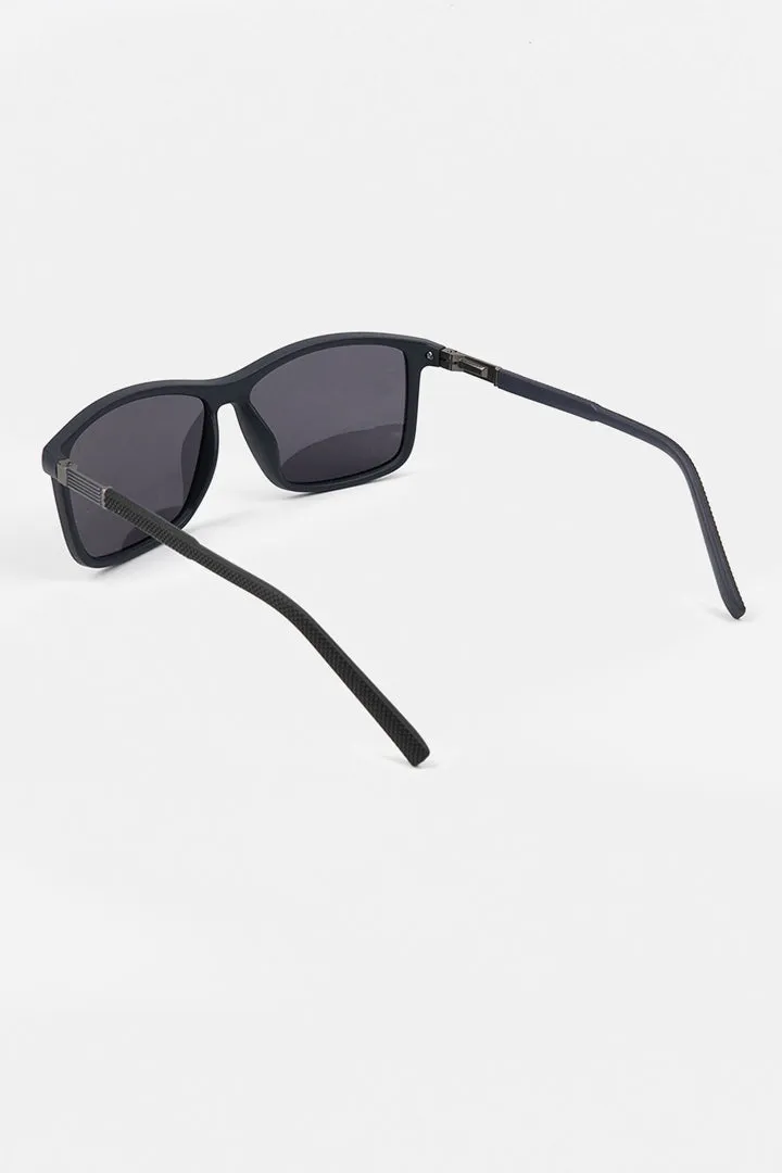 Rectangle Wayfarer Sunglasses - Black