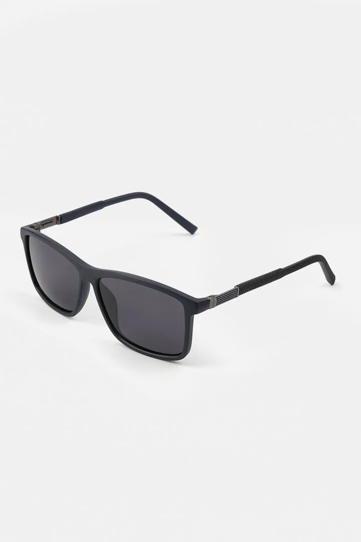 Rectangle Wayfarer Sunglasses - Black