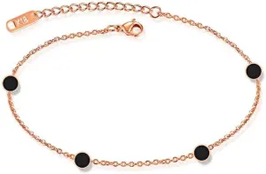 Rose Gold Color Anklets Foot Jewelry Circle Chain & Link Stainless Steel Anklet Jewelry