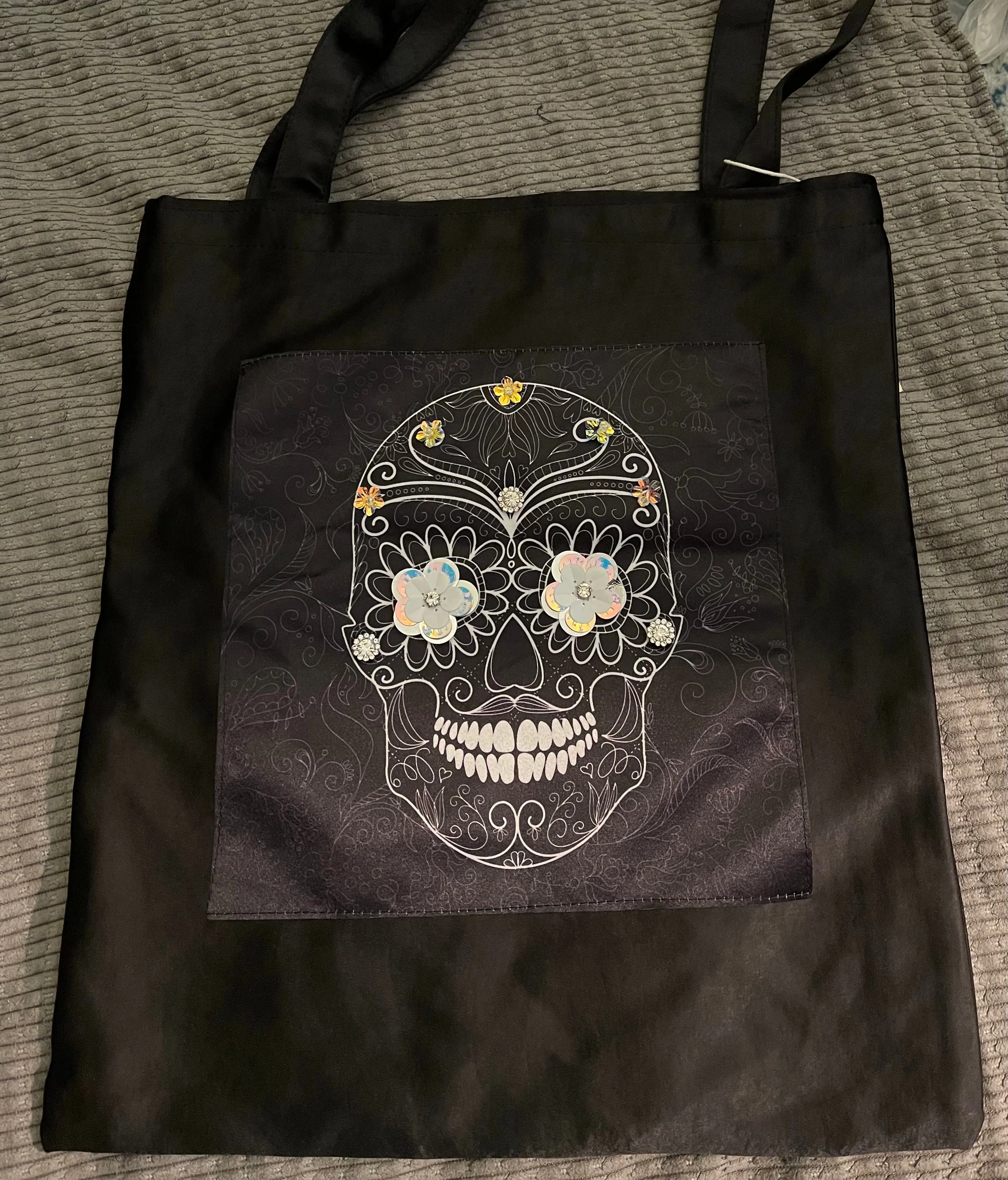Satin tote bag