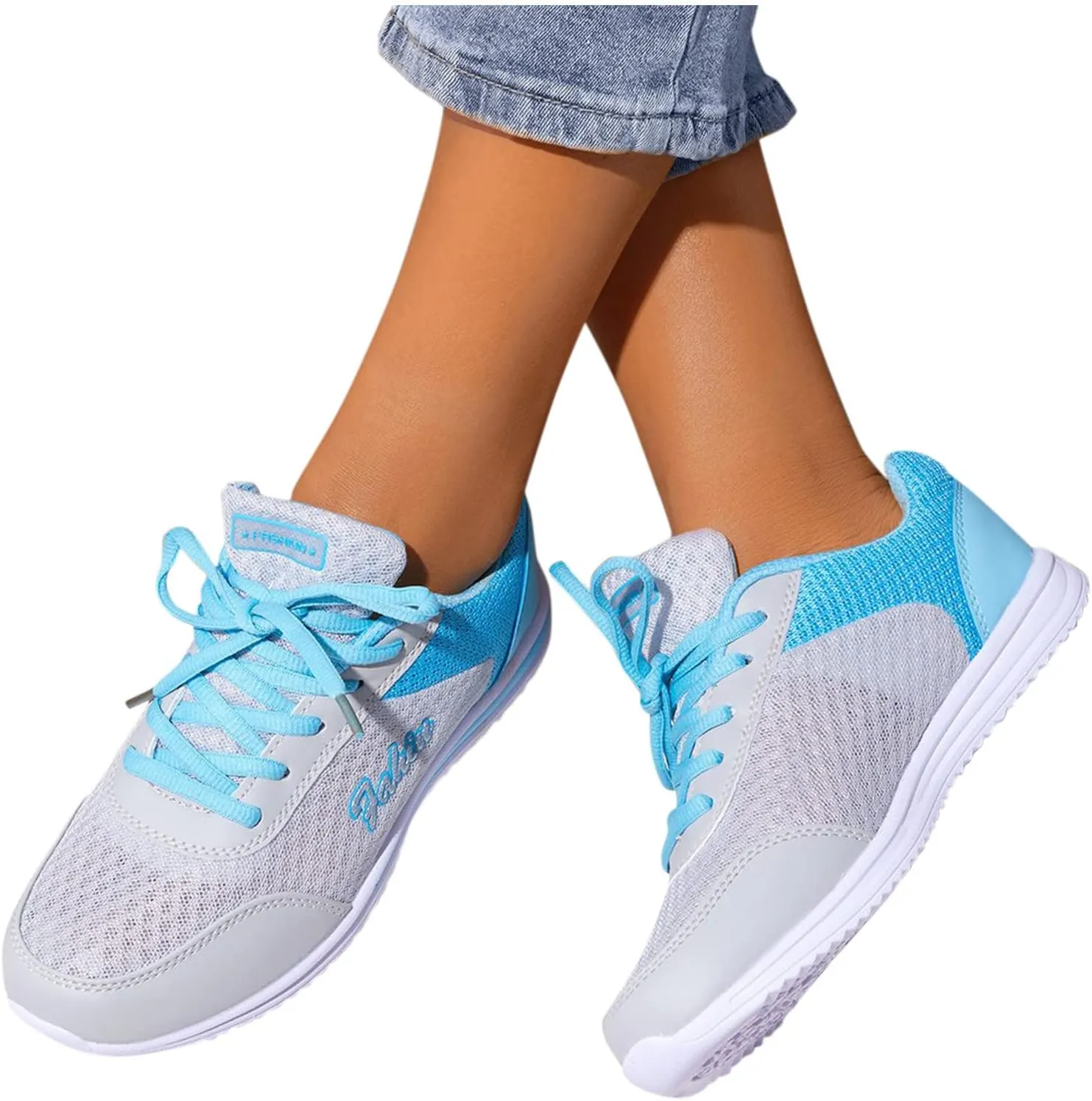 SBGMoSJ Chunky Sneakers for Women Trendy Zapato Antiderrapante para Mujer Casual Shoes for Women 2023 Trendy White Sneakers Slip Ons for Women Platform Zapatos para Embarazadas Comodos