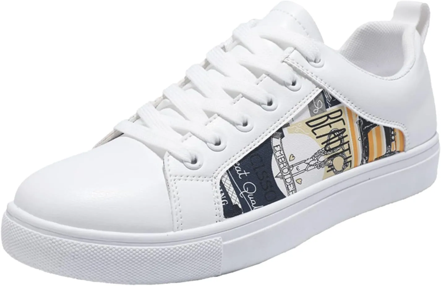 SBGMoSJ Sneakers for Women Womens Black Slip Resistant Tennis Shoes Women's Tennis Shoes Size 8 1/2 Wedge Sneakers for Women Size 11 Wide Womens Shoes Slip Ons Flats Fall 2023