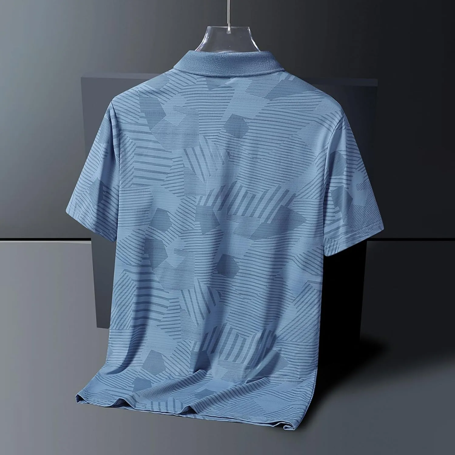 Shirts for Men Graphic Tees Loose Lapel Zipper 3D Digital Printing Short Sleeve Top T Shirt Shirt Top Button Up