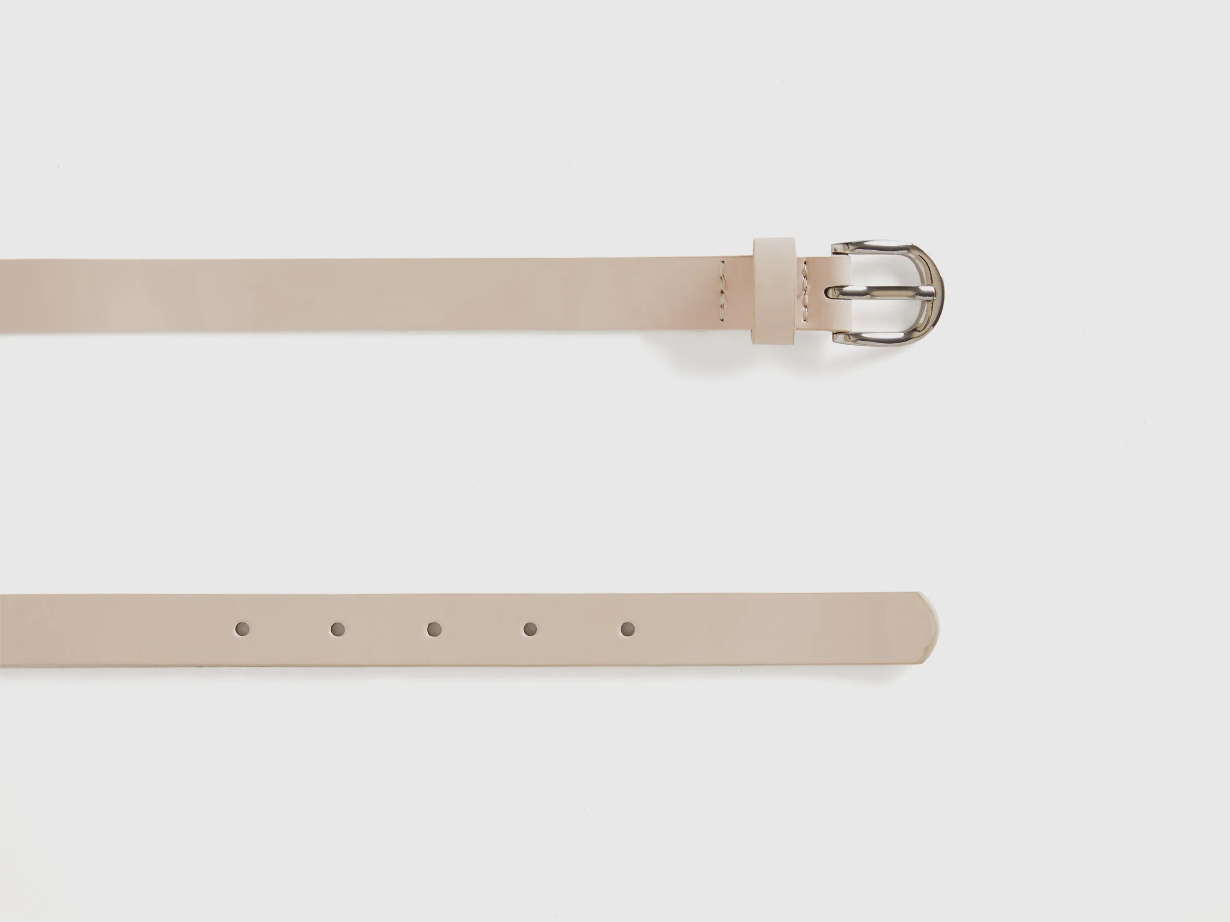 Solid Cream Belts