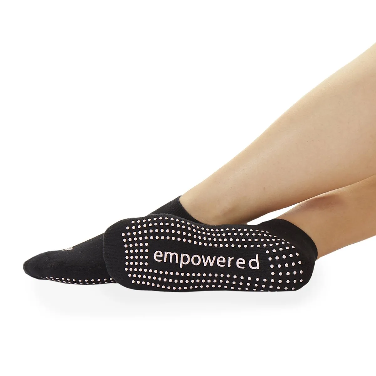 Sticky Be Socks BE EMPOWERED Grip Socks - Black