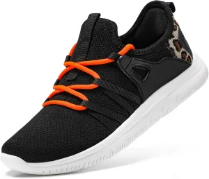 STQ Womens Slip on Sneakers Breathable Tennis Arch Support Comfortable Walking Shoes Plantar Fasciitis Orthopedic Workout Gym Cross Training Athletic Standing