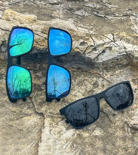 Sunglasses for Men Lightweight Mens Sunglasses for Golf Fishing Driving (3 Pack)