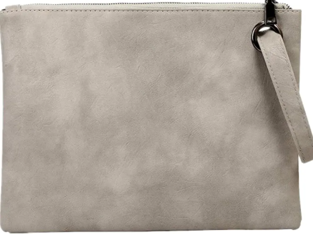 Unique Vegan Women Clutch Bag PU Leather Envelope Clutch Bag Handbag Wristlets for Beach Holiday