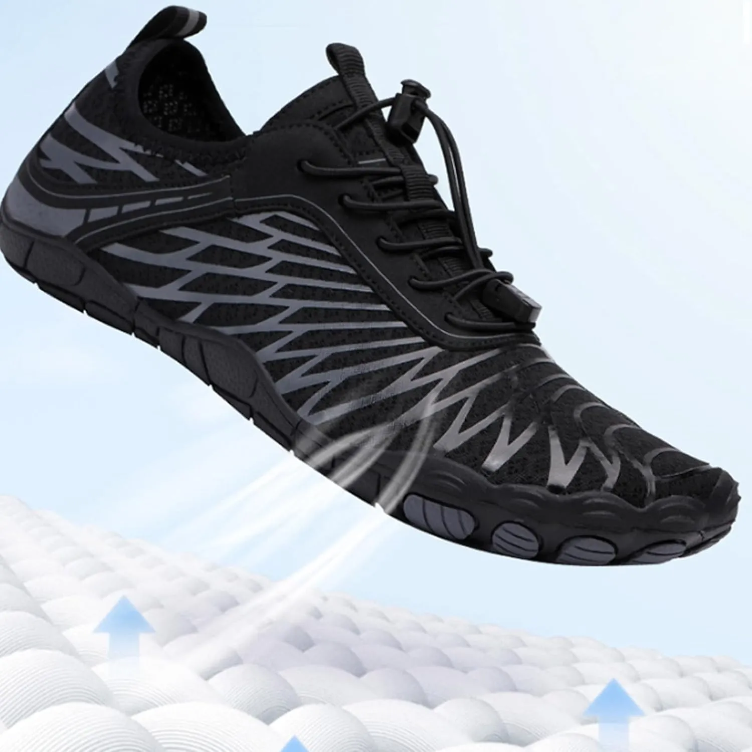 UOQAPRE Footwear Barefoot for Women and Men Waterproof Trail Running Healthy & Non-Slip Hike Barefoot Shoes Fitness Outdoor