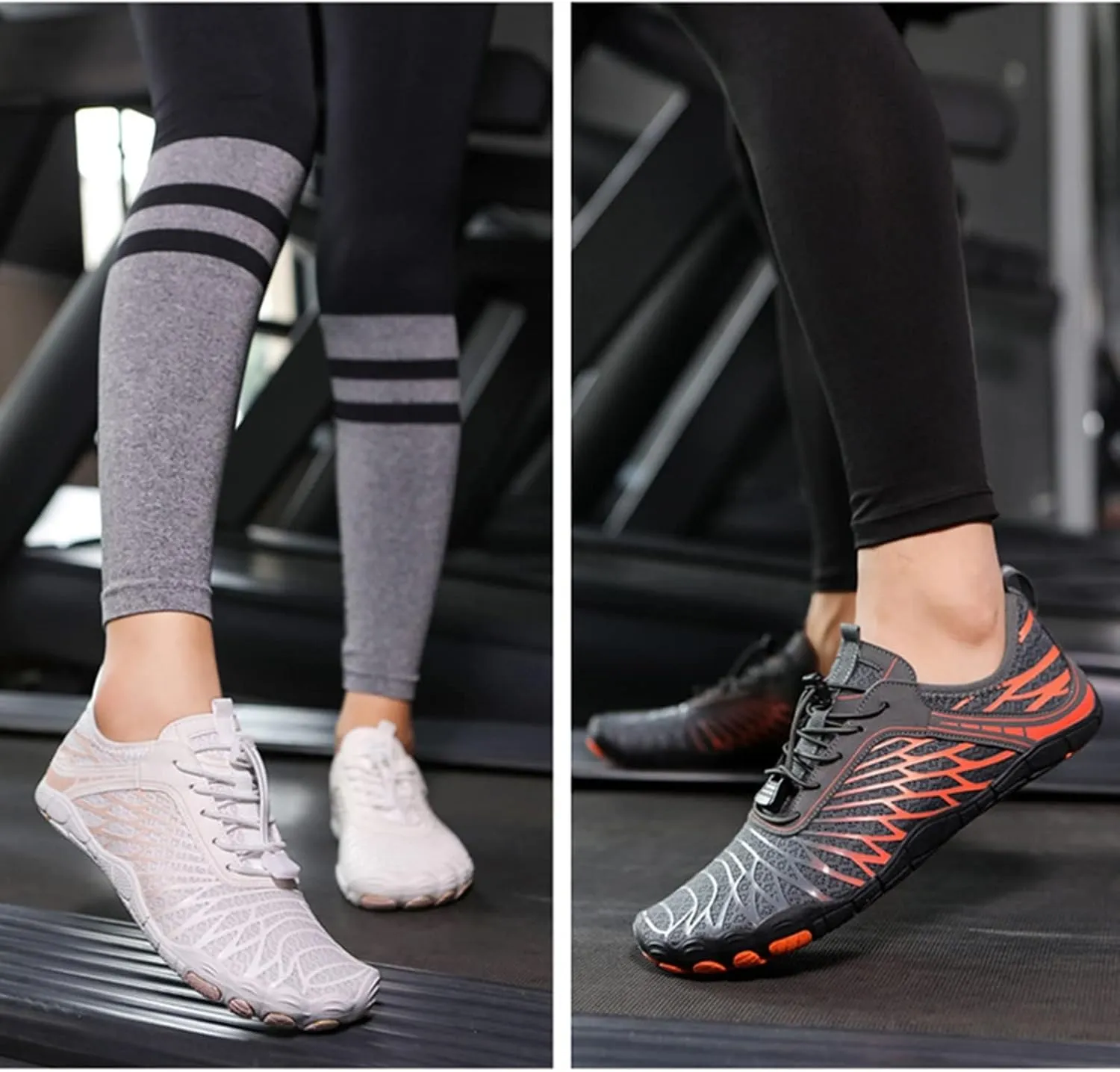 UOQAPRE Footwear Barefoot for Women and Men Waterproof Trail Running Healthy & Non-Slip Hike Barefoot Shoes Fitness Outdoor