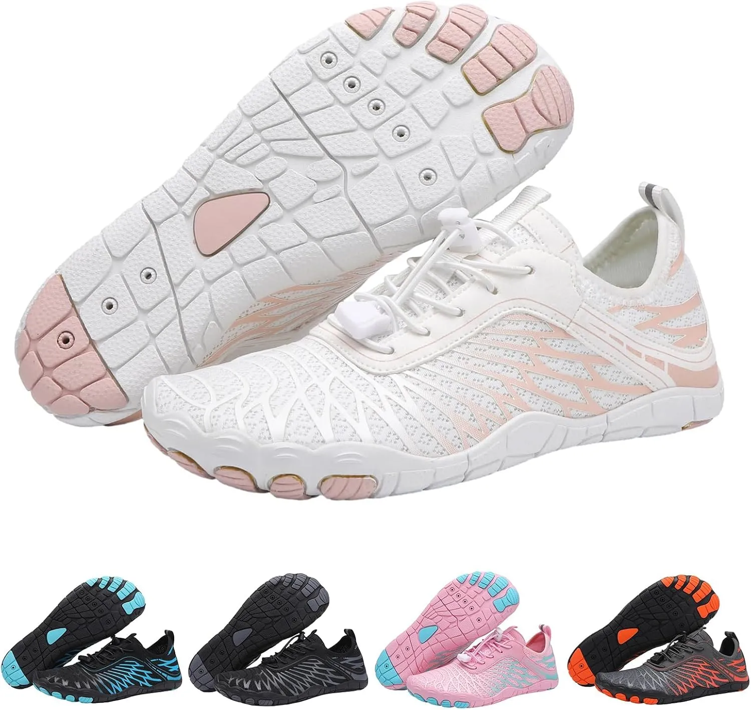 UOQAPRE Footwear Barefoot for Women and Men Waterproof Trail Running Healthy & Non-Slip Hike Barefoot Shoes Fitness Outdoor