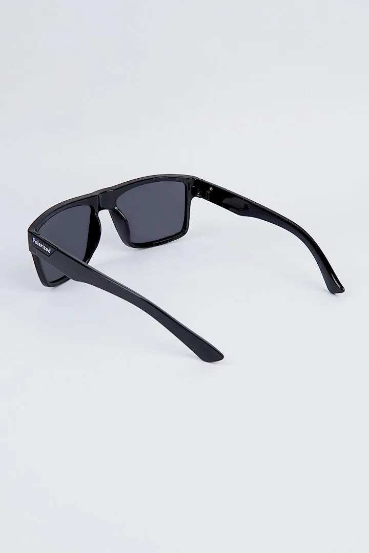 Wayfarer Polarized Sunglasses - Black