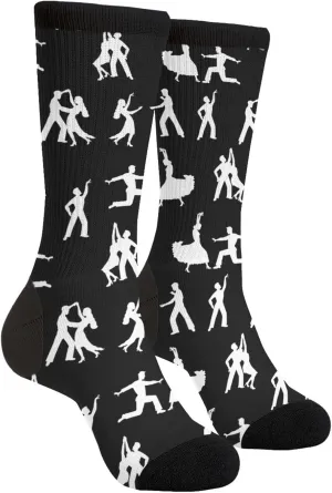 WILL BUDXEG Casual Novelty Funny Crew Socks Fashion Comfortable Men'S And Women'S Crazy Dress Socks