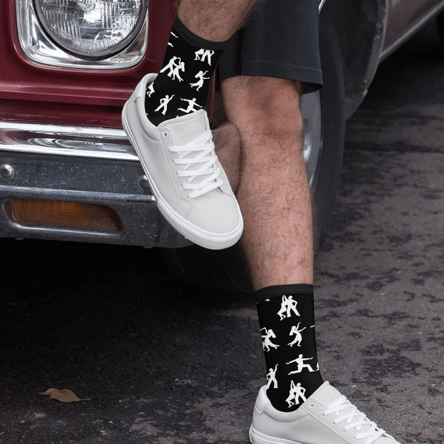 WILL BUDXEG Casual Novelty Funny Crew Socks Fashion Comfortable Men'S And Women'S Crazy Dress Socks