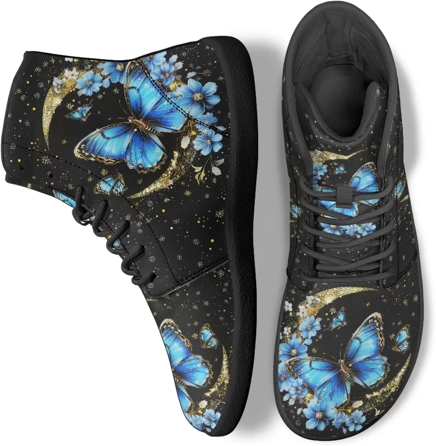 Woman Barefoot Shoe Minimalist Wide Toe Running Shoes Fashion Zero Drop Sole Casual Sneakers for Camping US 6-13.5 Black Sole