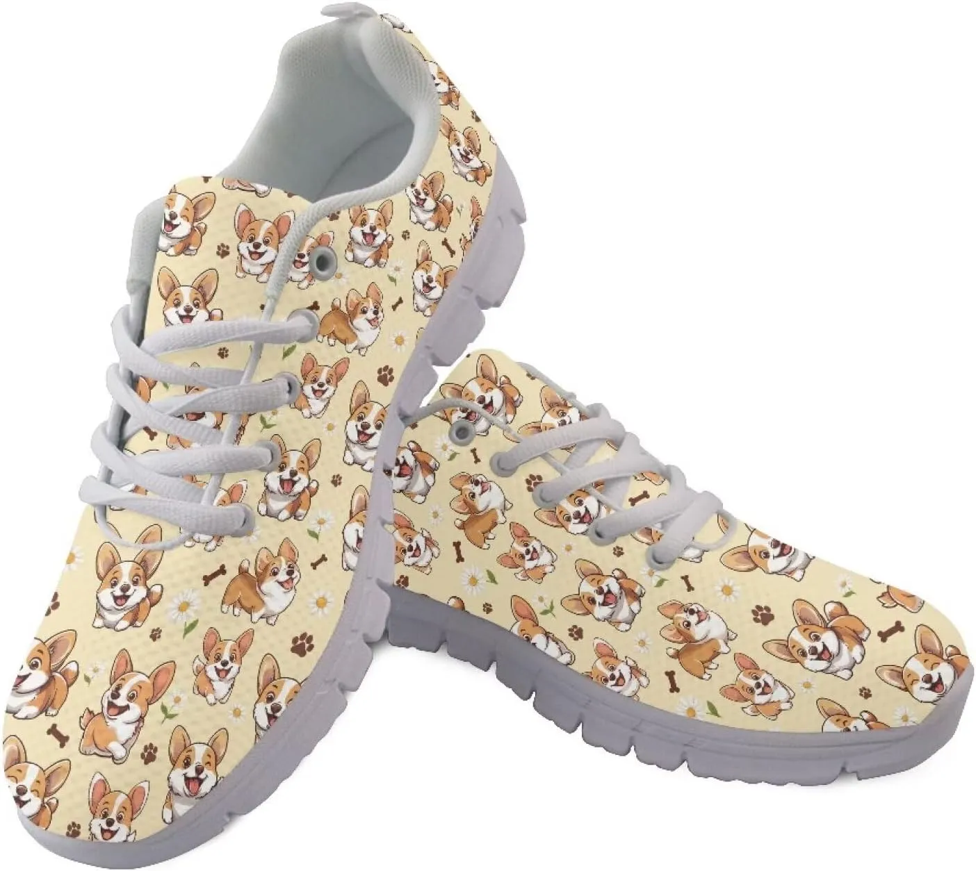 Women Athletic Walking Shoes Lace Up Lightweight Casual Running Shoes Sneaker Gym Travel
