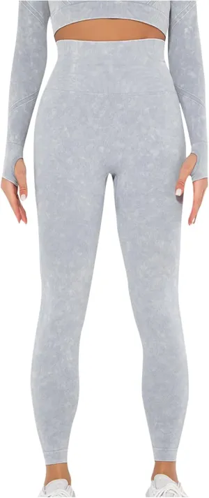 Women High Waisted Yoga Pants Tummy Control Leggings Stretch Workout Pants Cozy Gym Pants Hiking Trouser Lounge Pants