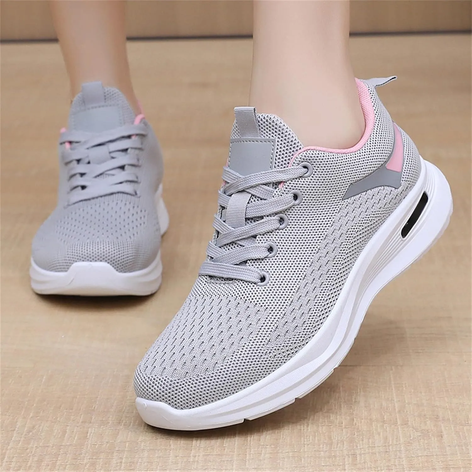 Women Running Shoes Walking Training Sneakers Sport Gym Tennis Shoes Non Slip Lightweight Sneaker for Casual Mesh