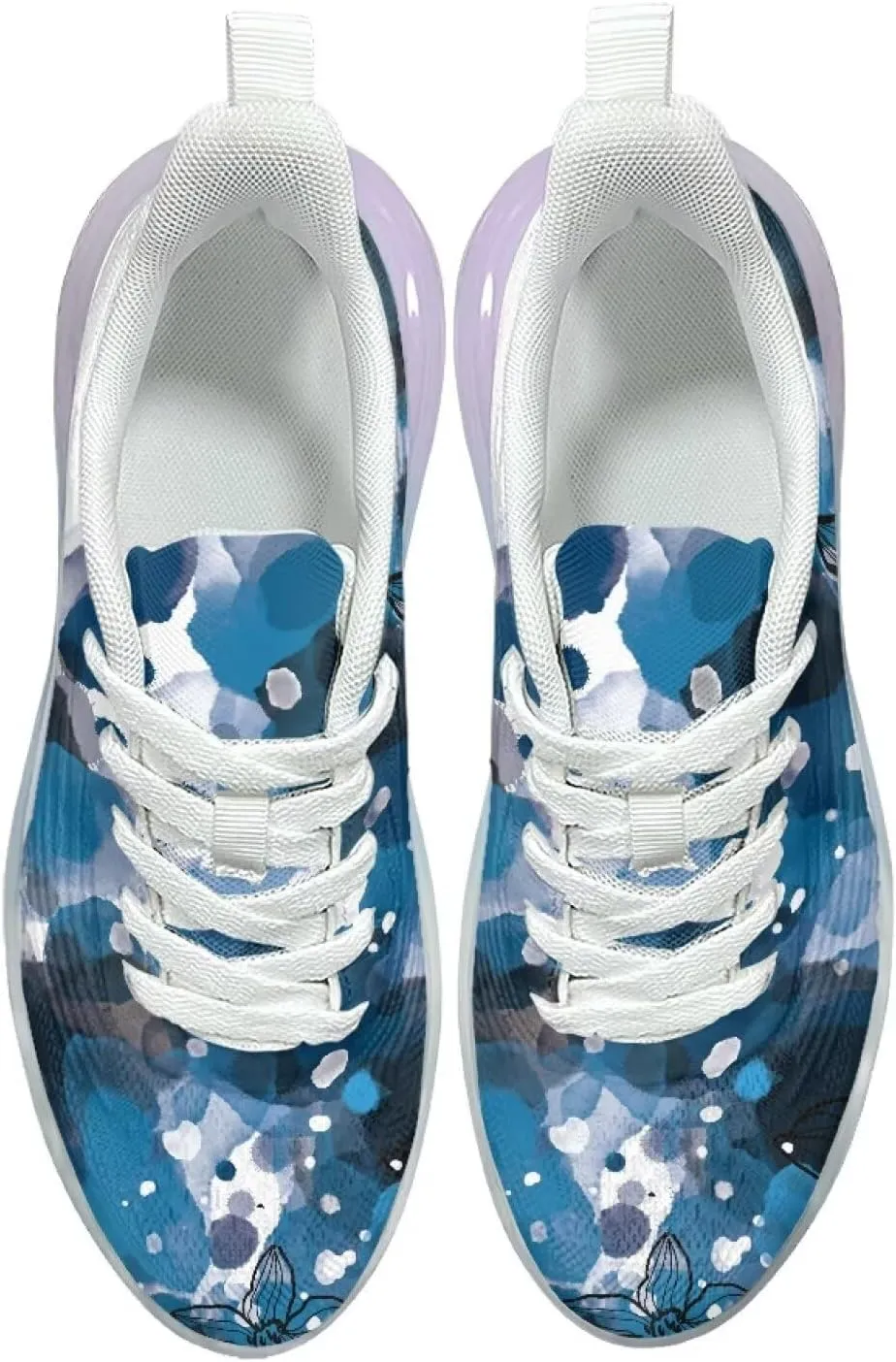 Women's Air Cushion Running Shoes Non Slip Lightweight Walking Athletic Sport Shoes Casual Ladies Fashion Sneakers Size 6-11