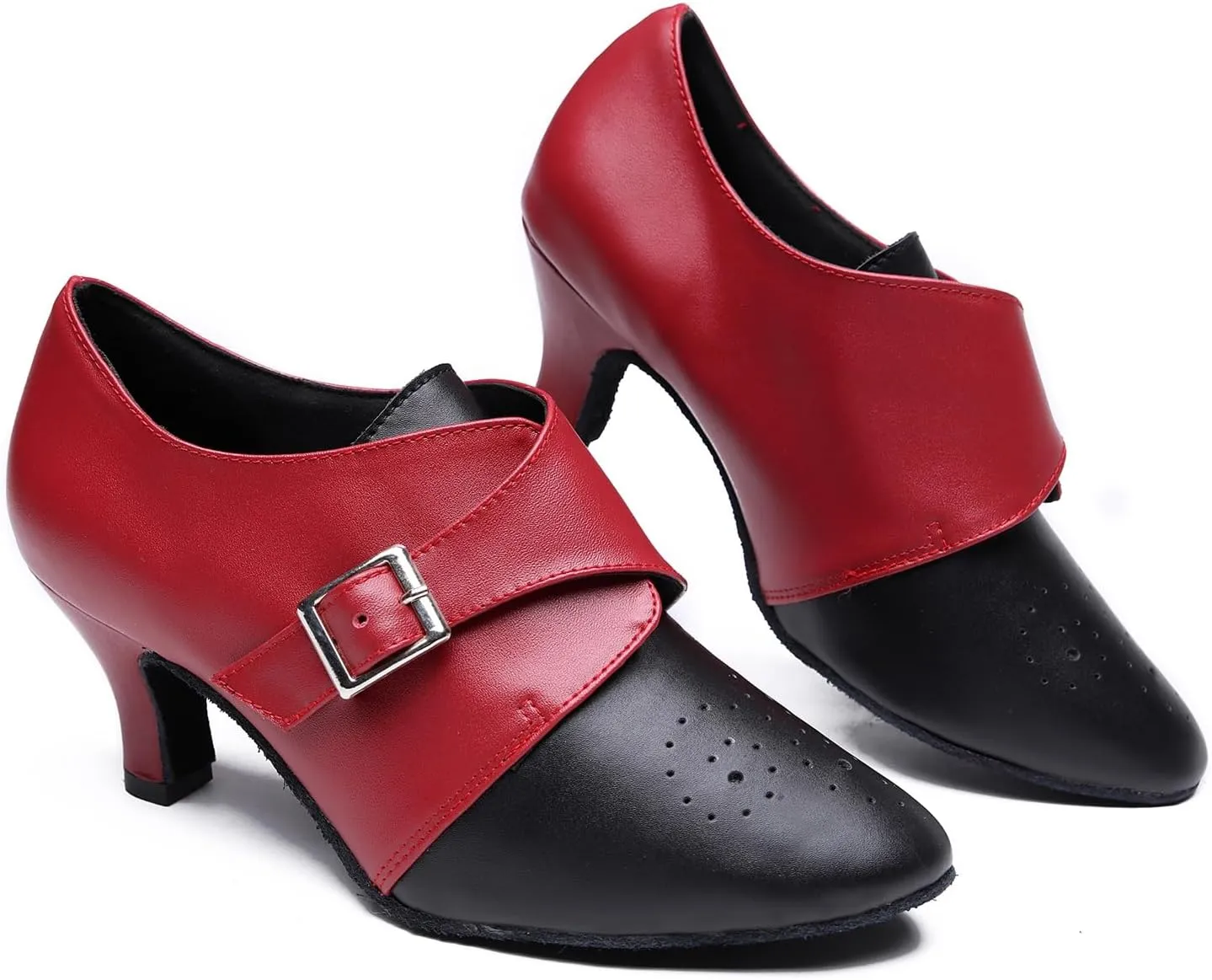 Women's Closed-Toe Ballroom Waltz Wedding Performance Practice Professional Dance Shoes