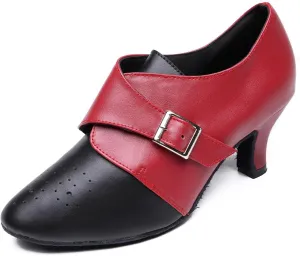 Women's Closed-Toe Ballroom Waltz Wedding Performance Practice Professional Dance Shoes