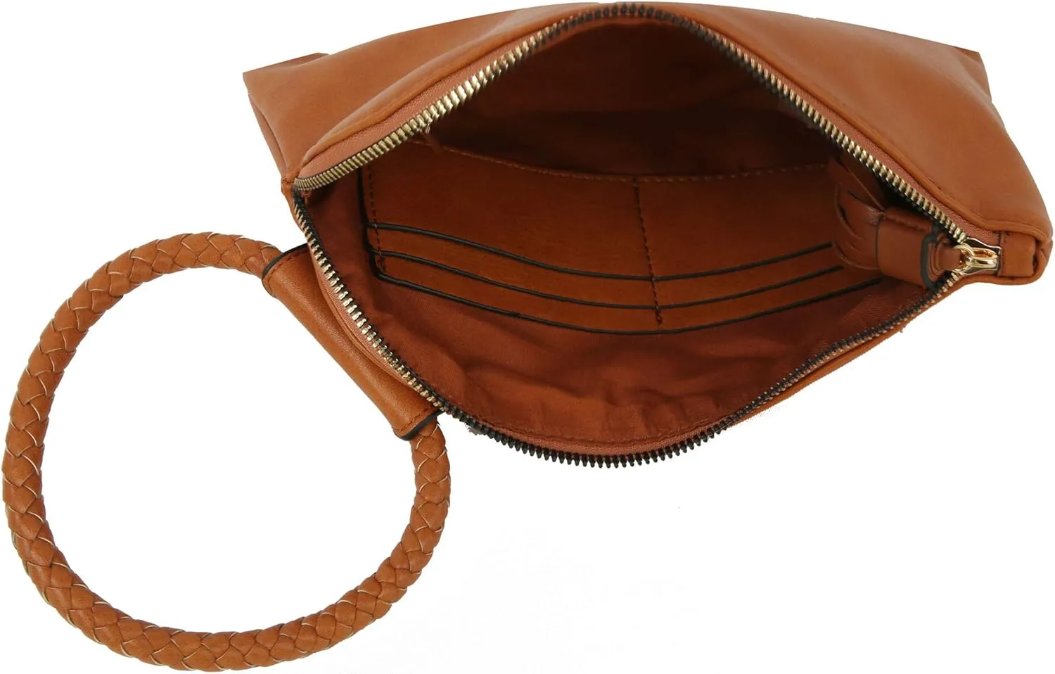 Womens Clutch Purse Wristlet Wallet Evening w/Hand Strap Casual Formal Vegan Leather - Metro Muse