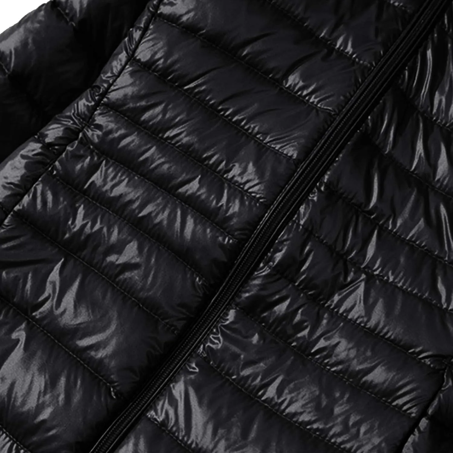 Womens Fashion Drawstring Solid Long Puffer Coat Warm Casual Slim Fit Quilted Down Jacket Zipper Hooded Outdoor Outwear