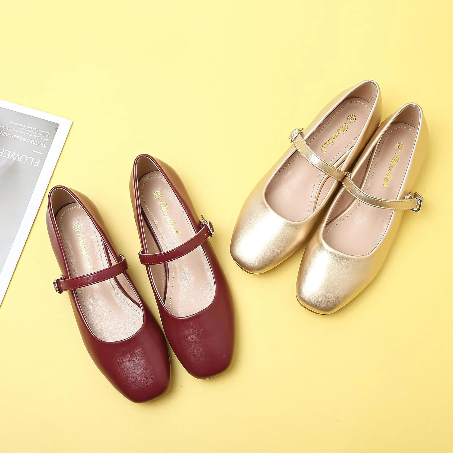 Womens Pointed Toe Black Ballet Flats Comfortable Casual Dress Flats for Women Elegant Memory Foam Flats Shoes with Party Wedding