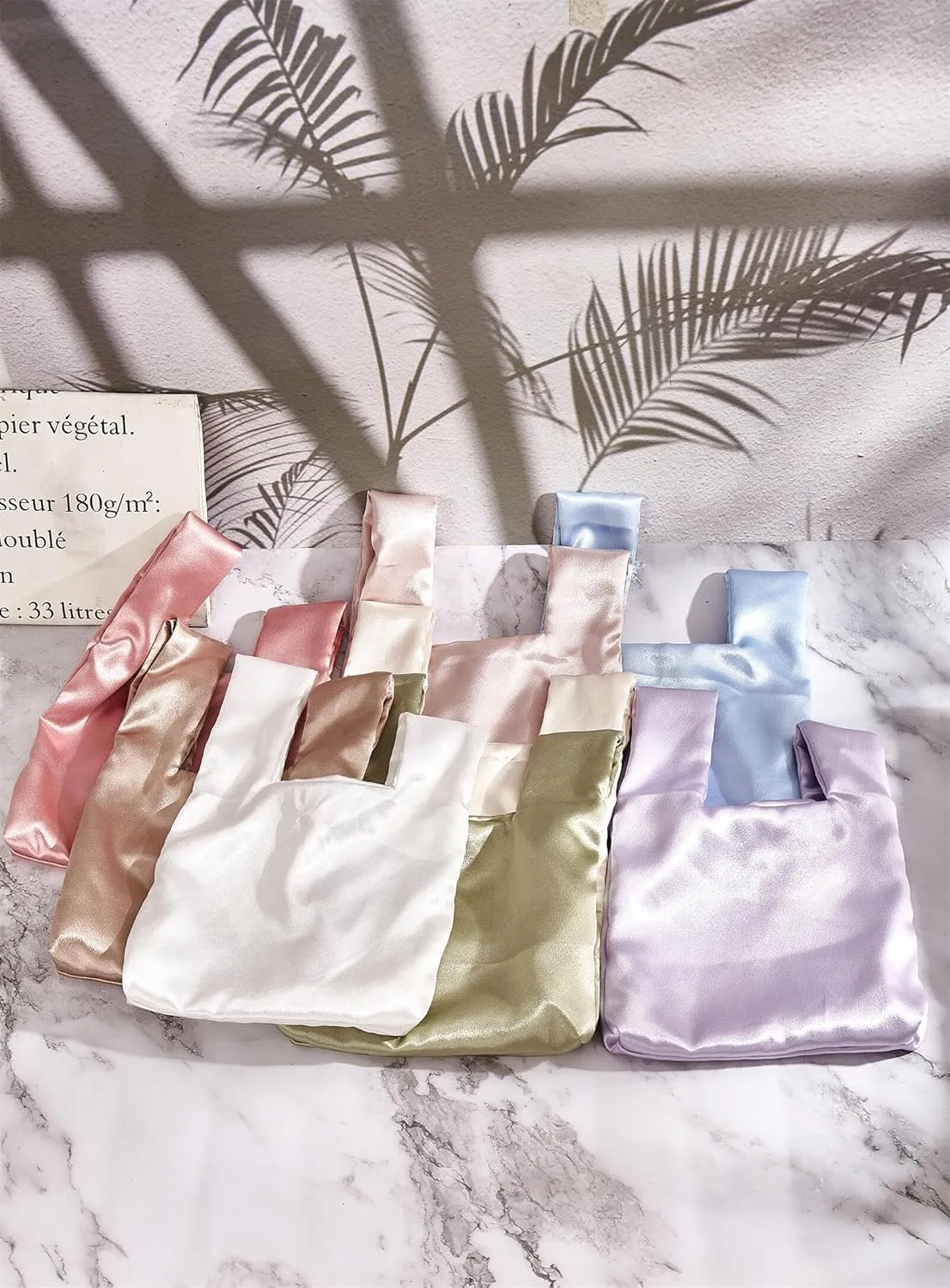 Women's Satin Evening Bag Clutch Handbag Mini Purse Small Wristlets Tote Wedding Party Bags