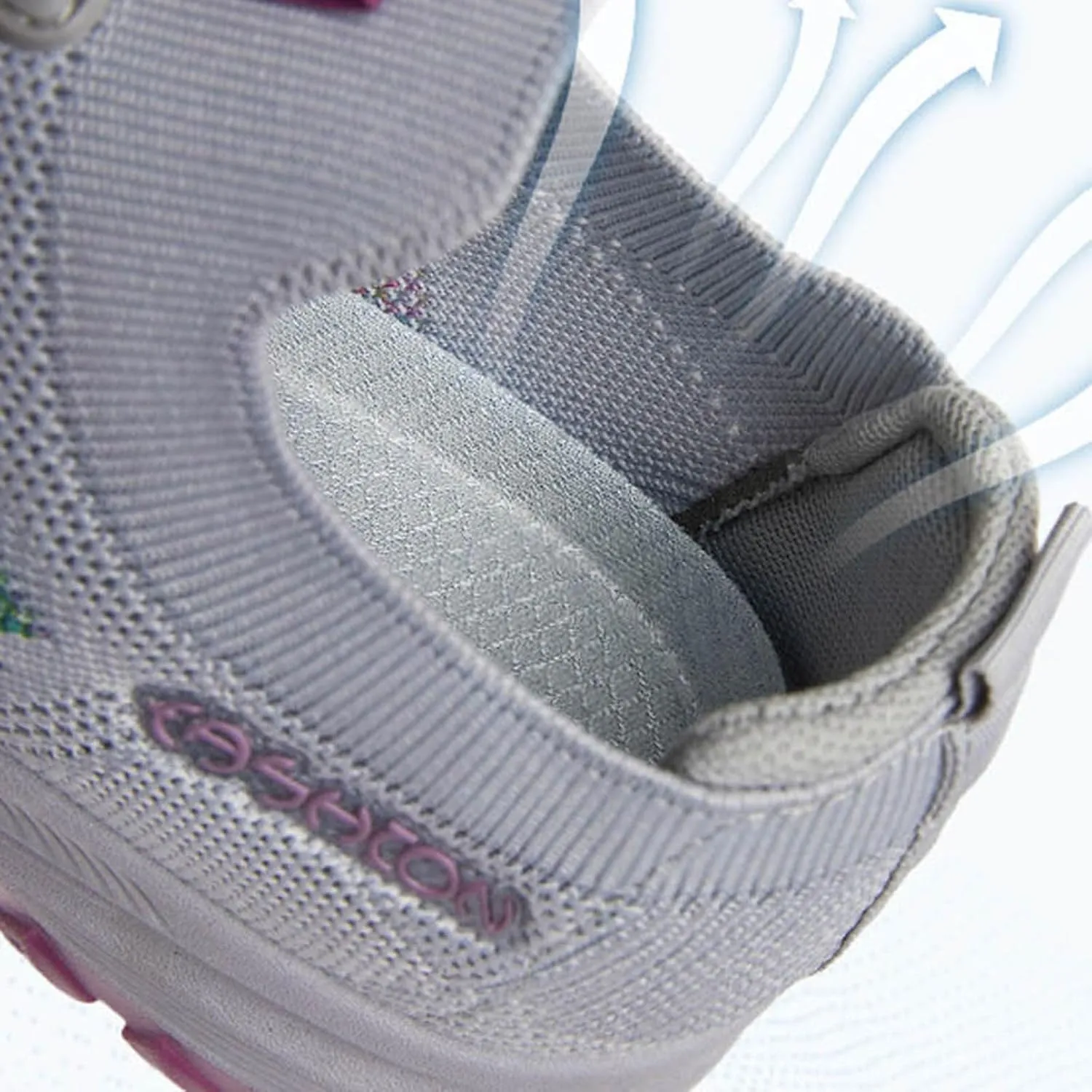 Women's Slip on Athletic Walking Shoes Air Cushion Orthopedic Sneakers with Arch Support Business Office Shoe