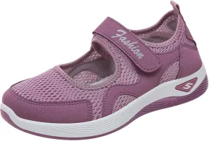Womens Walking Shoes Walking Shoes Mesh Breathable Women's Woven Orthopedic Breathable Soft Shoes Womens Running