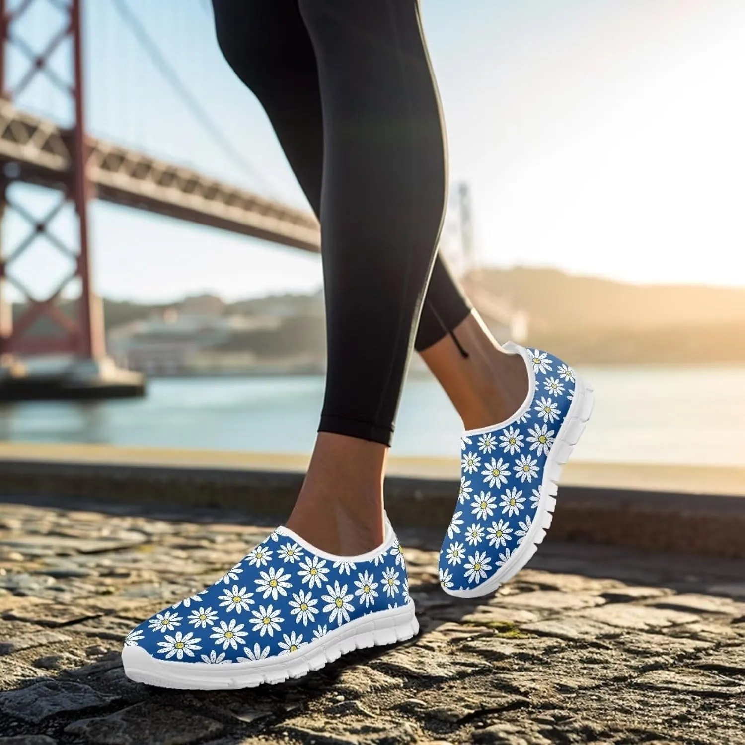 Women's Walking Workout Shoes Running Hiking Outdoor Slip-On Shoes Exercise Causal Non-Slip Sneaker for Women US 5.5-11.5