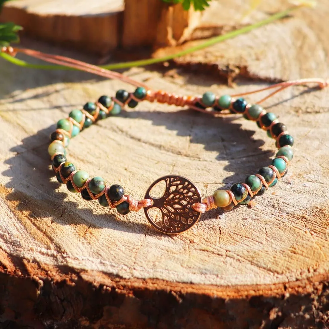 YGLINE Bohemian Natural Stone Jewelry Bohemian Style Jasper Bracelet Gemstone Beads Bracelet Jewelry