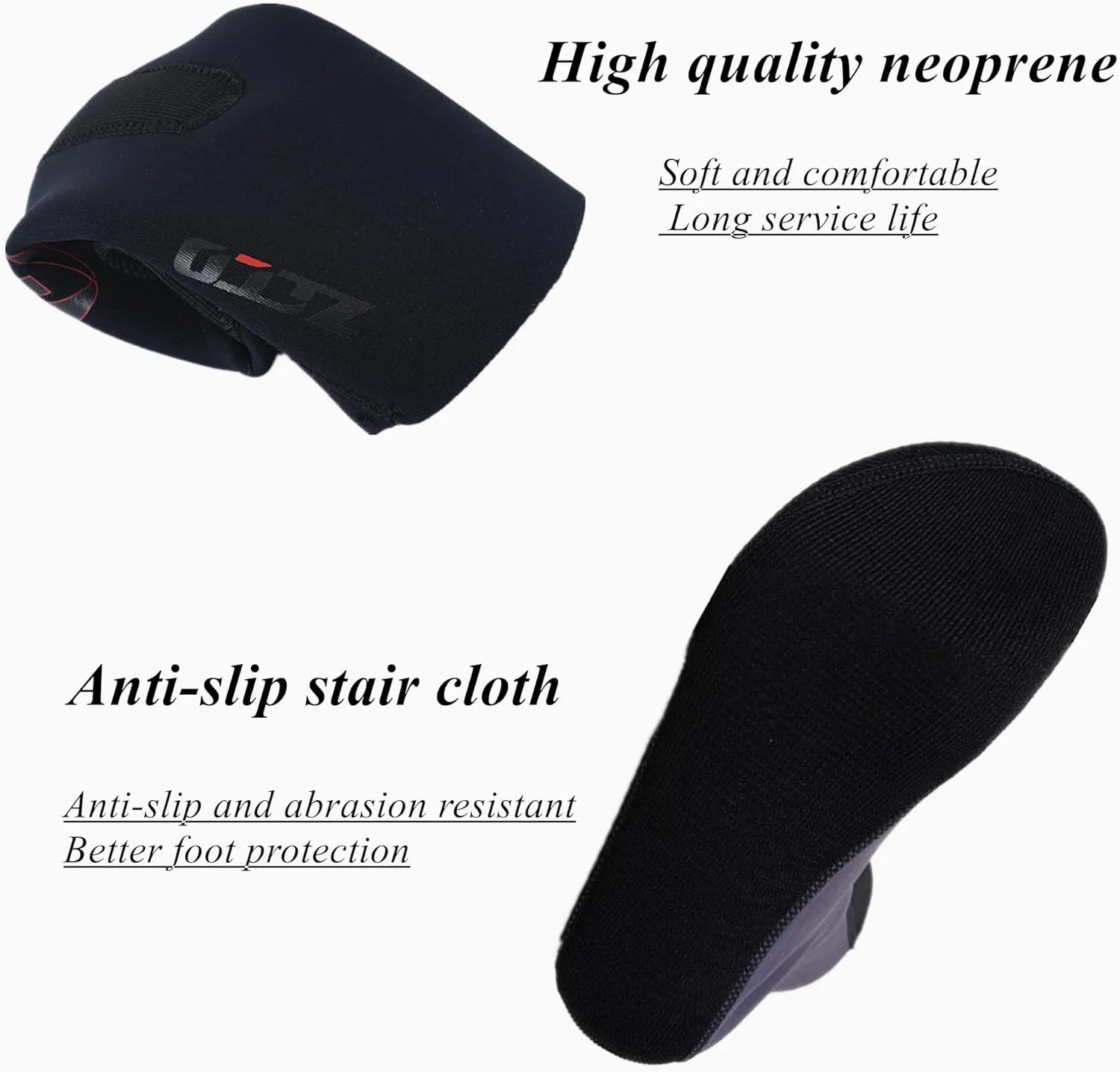 ZCCO 1.5/3mm Neoprene Diving Socks, Men Women Youth, Swim Socks for Diving, Snorkeling, Water Sports